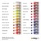 KINGART® PRO Artist Acrylic Paint, 22ml (0.74oz), Set of 48 Colors